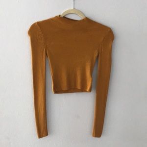 Top shop sweater crop top